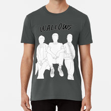Load image into Gallery viewer, Wallows Band Members Outline T Shirt Wallows Band Nothinghappens Alternative Indie Pleaser Areyouboredyet Sidelines