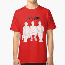 Load image into Gallery viewer, Wallows Band Members Outline T Shirt Wallows Band Nothinghappens Alternative Indie Pleaser Areyouboredyet Sidelines