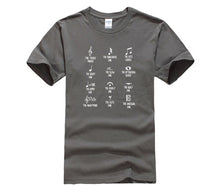 Load image into Gallery viewer, New fashion trend funny symbol music 100% Cotton shirt mens Trendy Creative Graphic T shirt Top