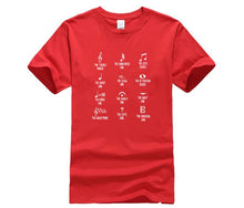 Load image into Gallery viewer, New fashion trend funny symbol music 100% Cotton shirt mens Trendy Creative Graphic T shirt Top