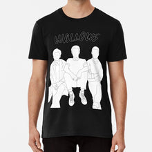 Load image into Gallery viewer, Wallows Band Members Outline T Shirt Wallows Band Nothinghappens Alternative Indie Pleaser Areyouboredyet Sidelines
