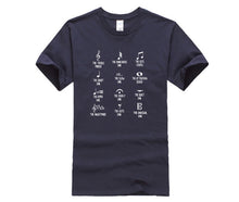 Load image into Gallery viewer, New fashion trend funny symbol music 100% Cotton shirt mens Trendy Creative Graphic T shirt Top
